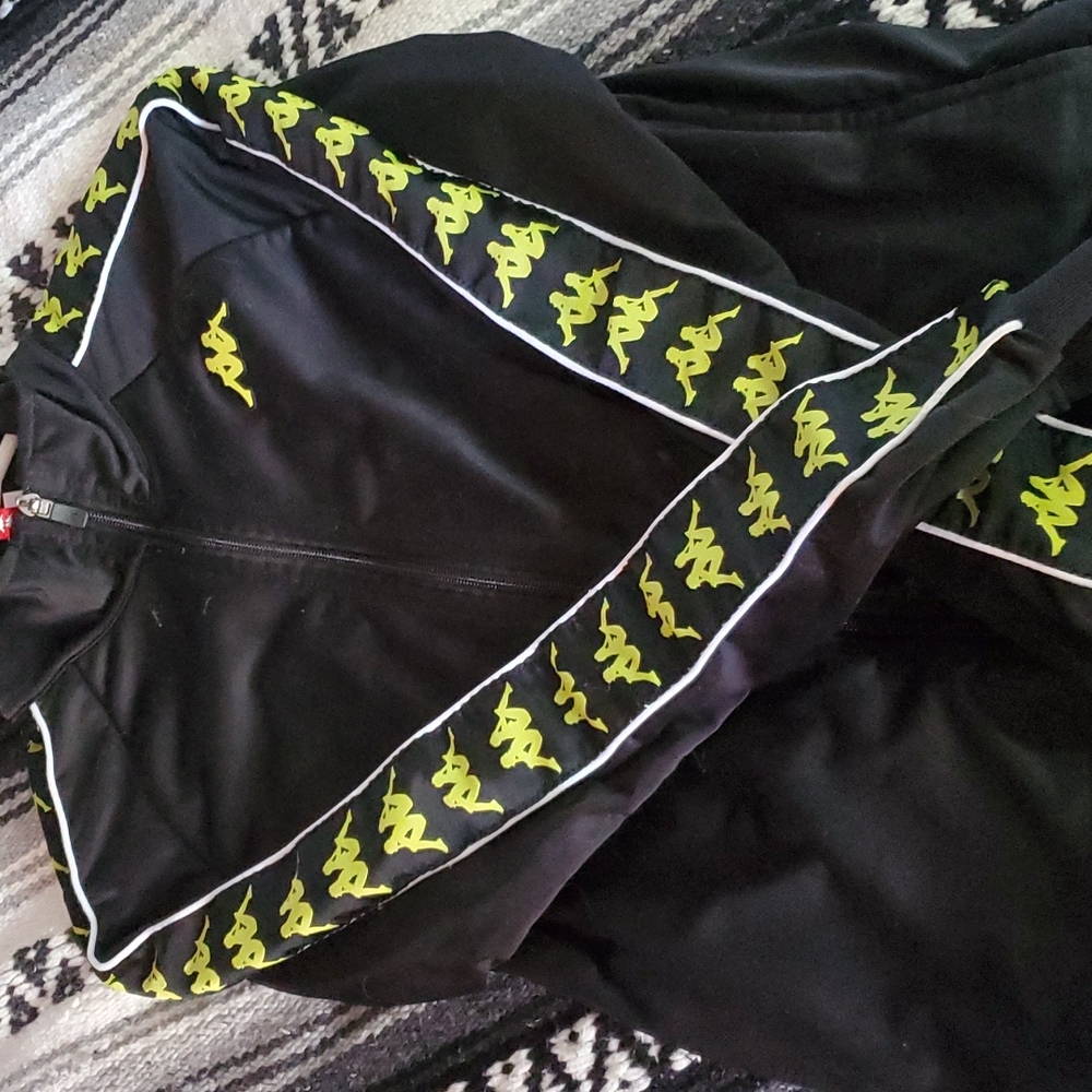 Kappa Black Zip Up